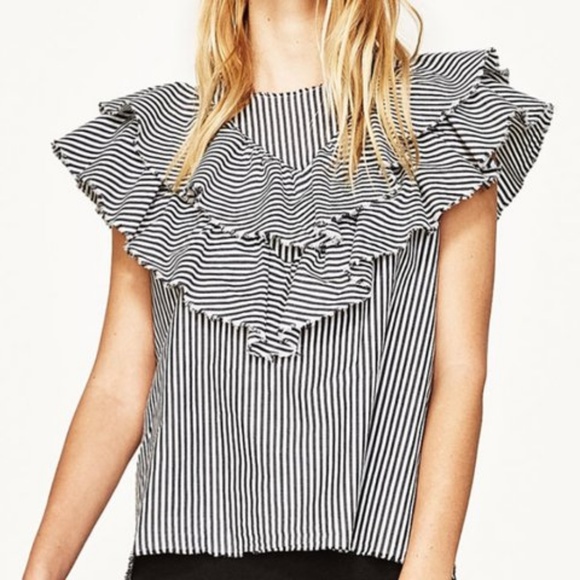 Zara Tops - Zara Ruffle Top